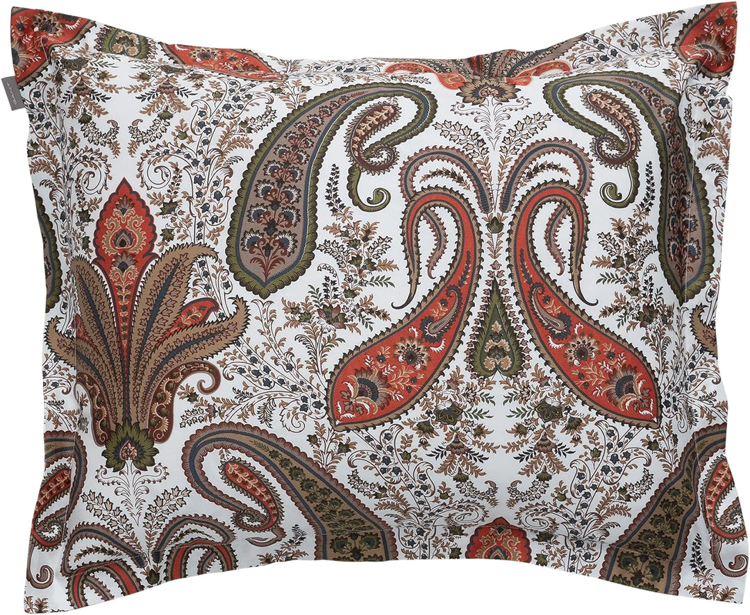 GANT Key West Paisley Kopfkissenbezug einzeln Farbe Roasted Walnut Grösse 80x80cm Roasted Walnut 80x
