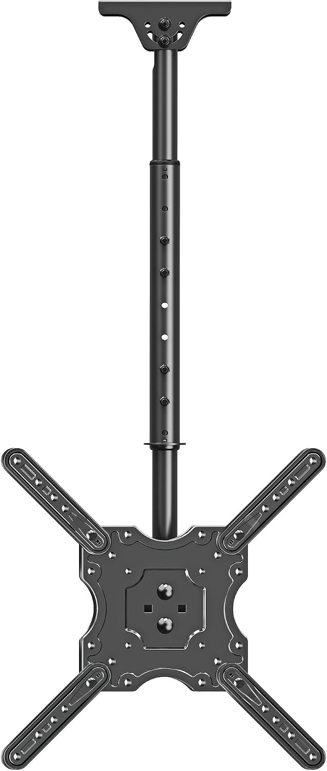 ELIVED TV Deckenhalterung für die meisten 24-65 Zoll Flach &amp; Curved Fernseher bis zu 45KG, max. VESA