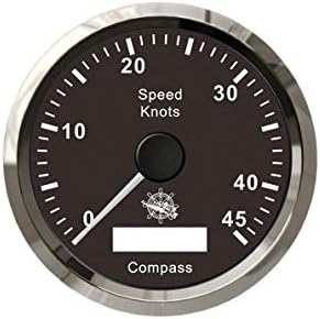 Saarwebstore 7er Instrumentensatz schwarz mit Chrome GPS digital Mercruiser/Volvo Penta Alpah One Br
