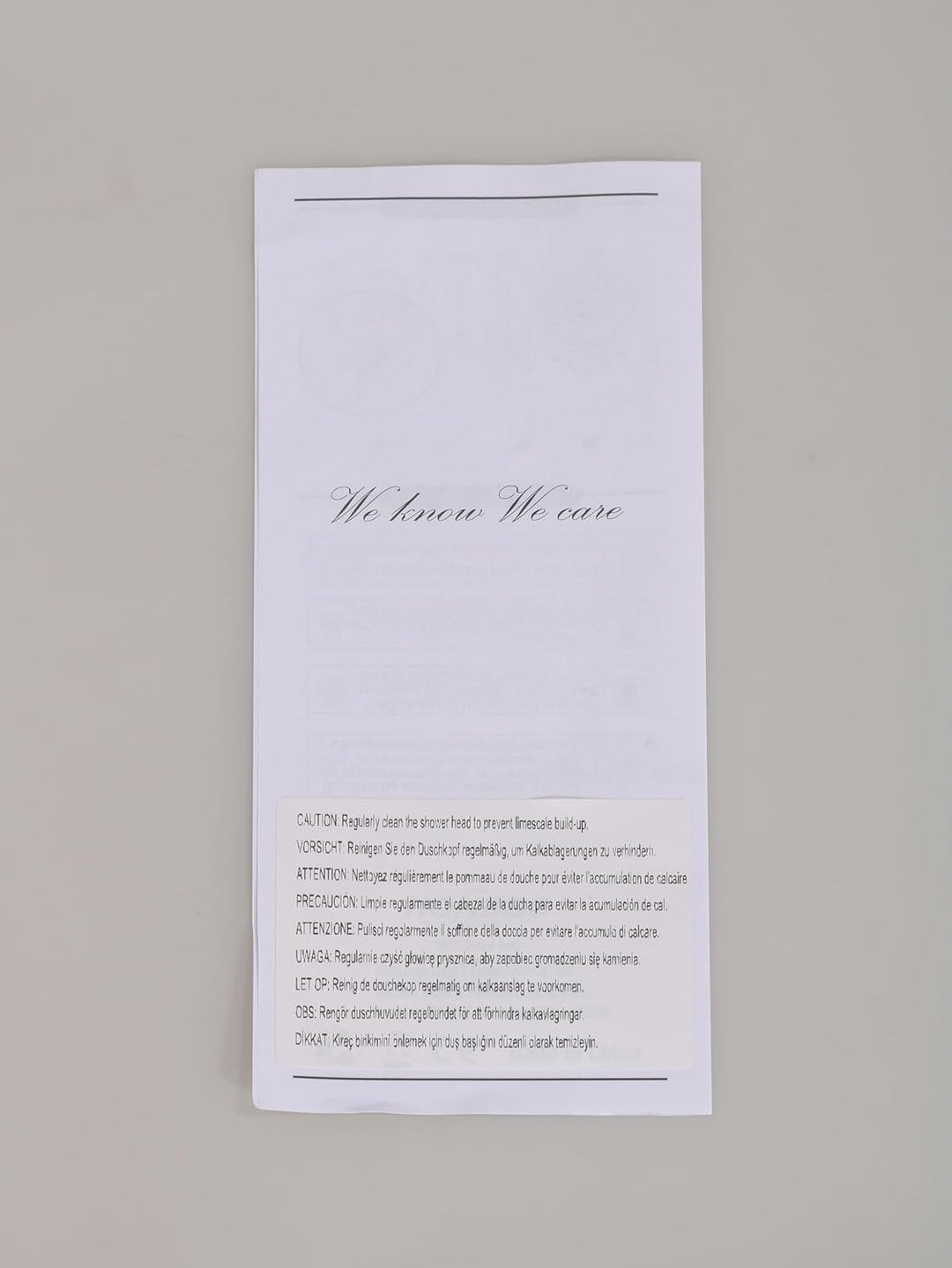 HONBOO Duschkopf mit Stoppfunktion, Wassersparender Duschkopf Hochdruck Handbrause mit 3 Strahlarten