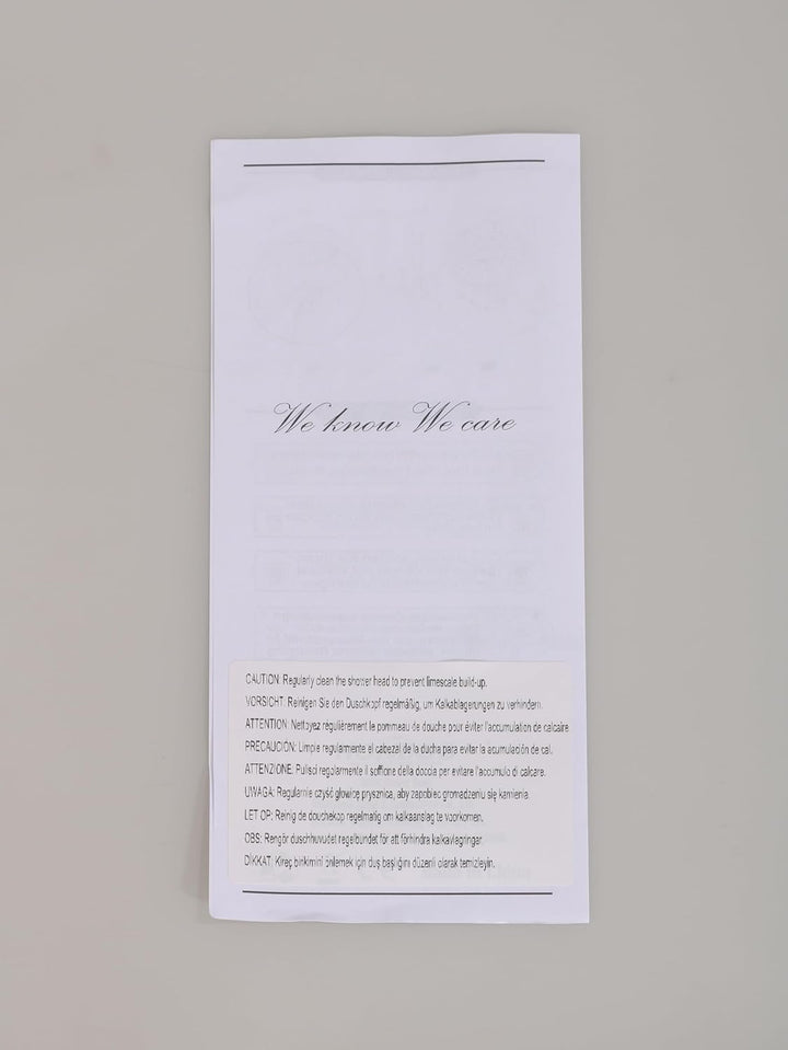 HONBOO Duschkopf mit Stoppfunktion, Wassersparender Duschkopf Hochdruck Handbrause mit 3 Strahlarten