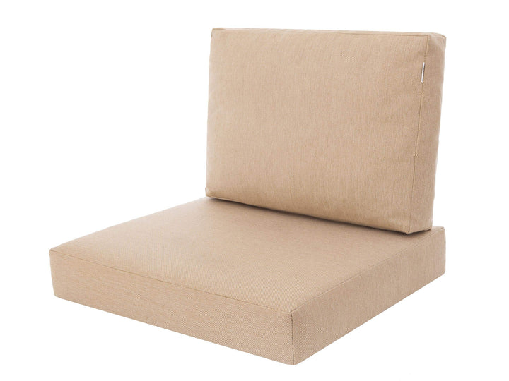 PillowPrim Kissen Set für Rattan/Korbsessel, Rückenlehne Sitz, Sitzkissen Outdoor Sitzpolster Garten