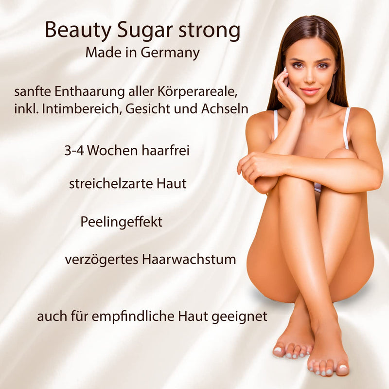 Sugaring Zuckerpaste Beauty Sugar strong in XXL Grösse 600g- zur Haarentfernung - Made in Germany 60