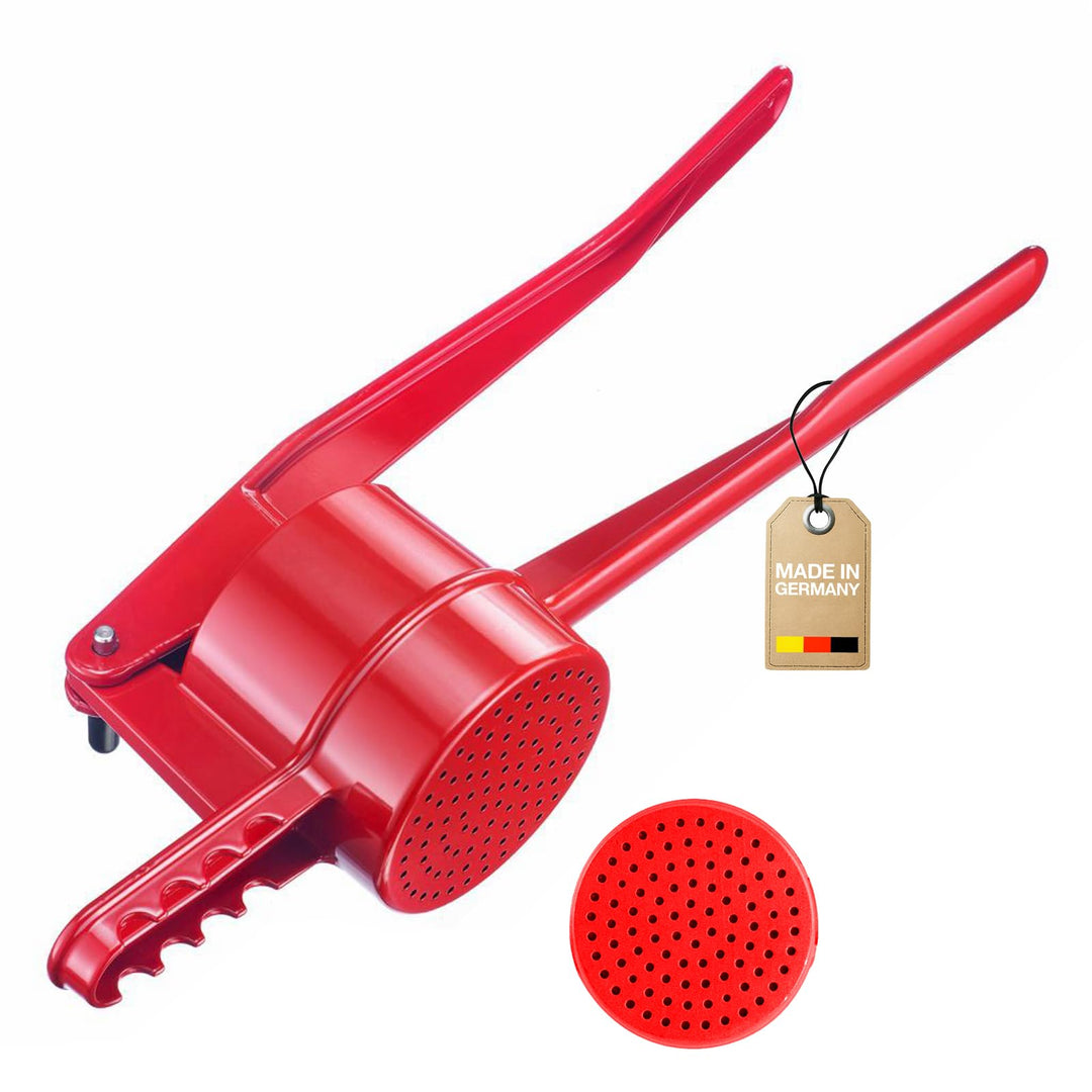 Westmark Spätzle-/Kartoffelpresse, Mit runder Lochung, Aluminiumdruckguss, Länge: 41 cm, Spätzlepres