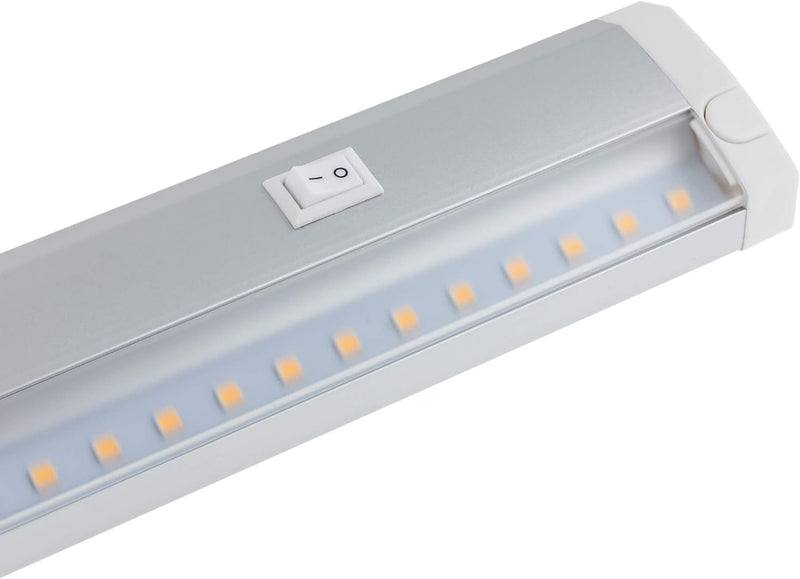 SEBSON LED Lichtleiste warmweiss 60cm, LED Leiste 11W, 850lm, LED Unterbauleuchte erweiterbar