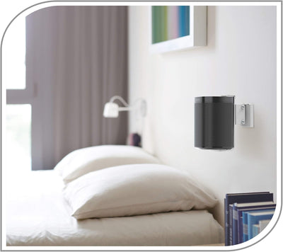 PureMounts, Lautsprecher-Halterung, Wandhalterung für Sonos One, One SL & Play:1, weiss Wandmontage