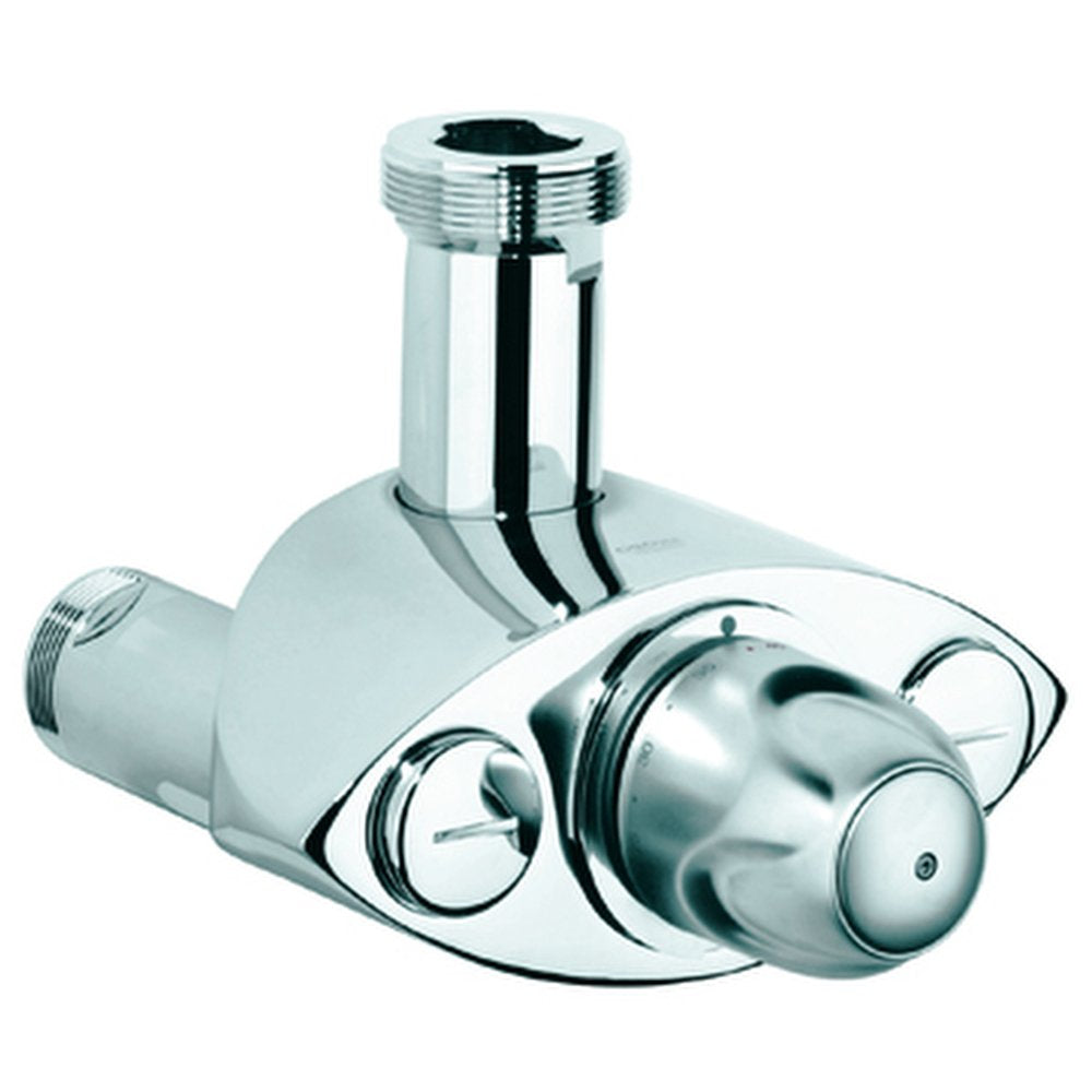 GROHE Grohtherm XL - Thermostat-Batterie (langlebige Oberfläche, Wandmontage, Sicherheitsendanschlag