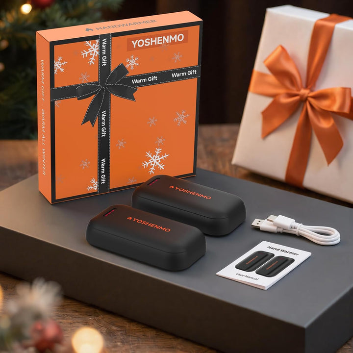Wiederaufladbarer Handwärmer, elektrischer Handwärmer, wiederverwendbar, AI-Smart-Chips, 20 Stunden