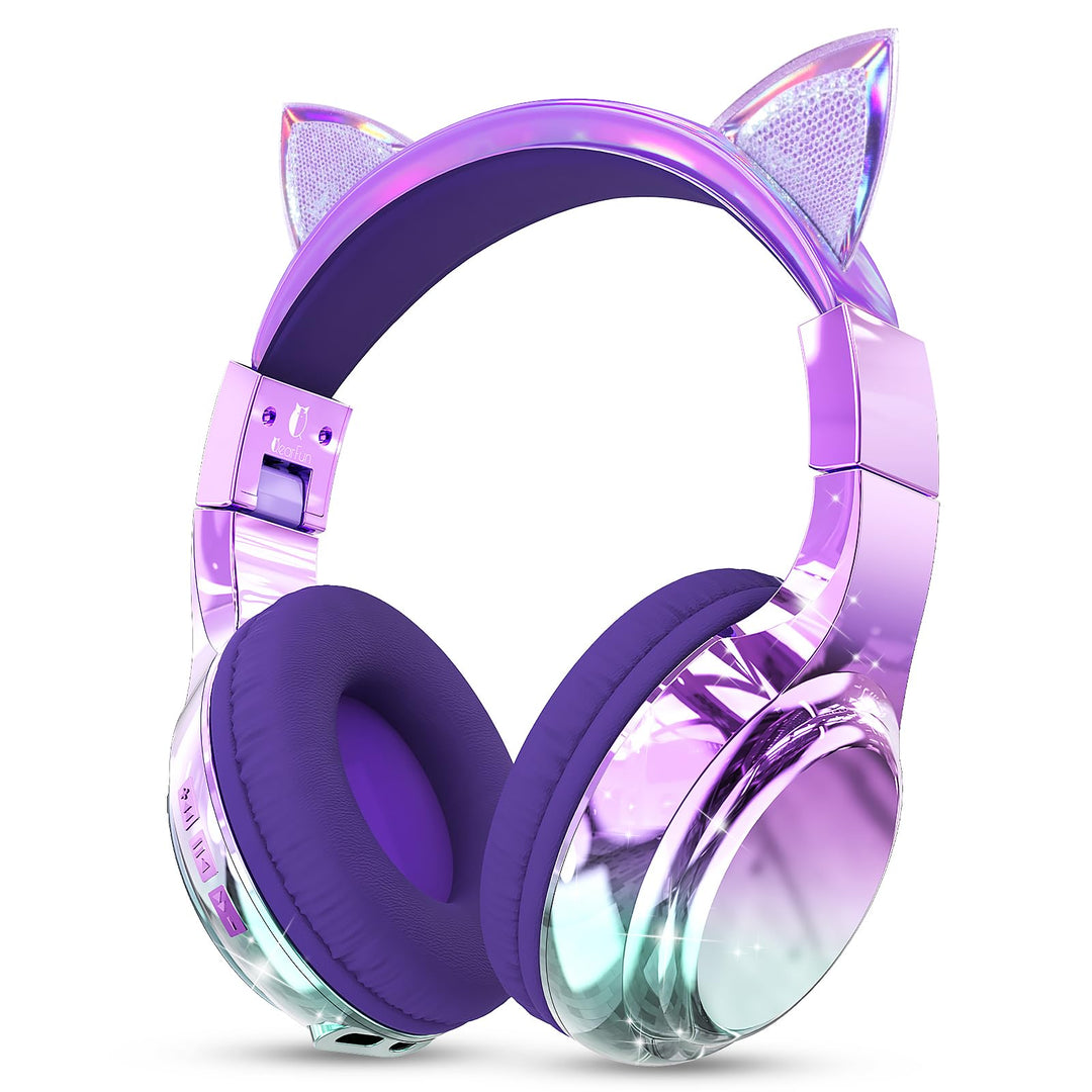 JYPS Bluetooth Kopfhörer Kinder, Metallisch Kabellose Kopfhörer Kinder Over Ear mit 74/85dBA Lautstä