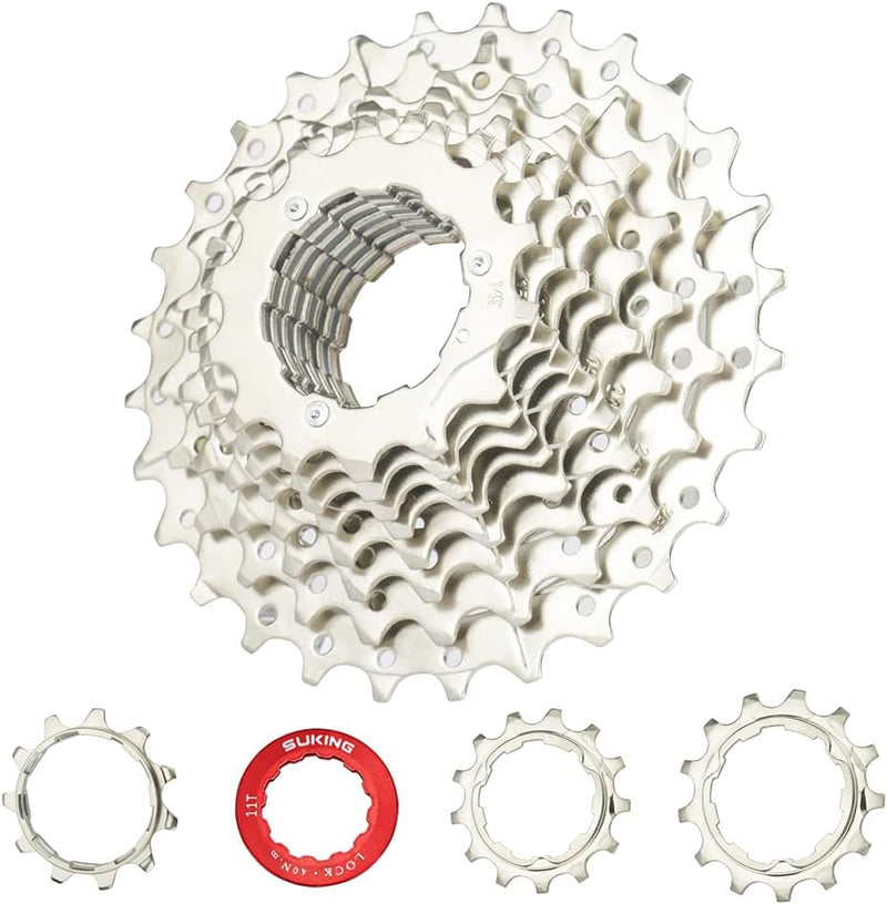 CYSKY 11 Fach Kassette 11-25T/11-28T/11-32T/11-36T/11-40T/11-42T/11-46T/11-50T Kassette Fit für Moun