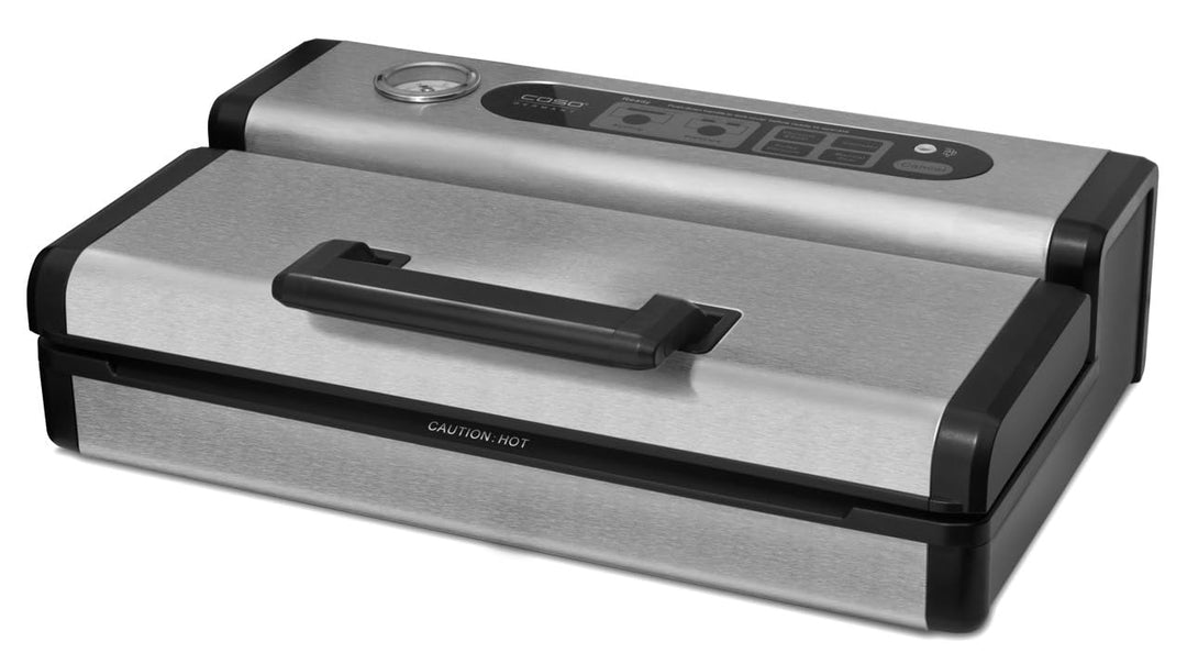 CASO FastVac 1200 Professionelles Vakuumsystem - Doppelte Kolbenpumpe (ca. 20 Liter/Min.), Starker M