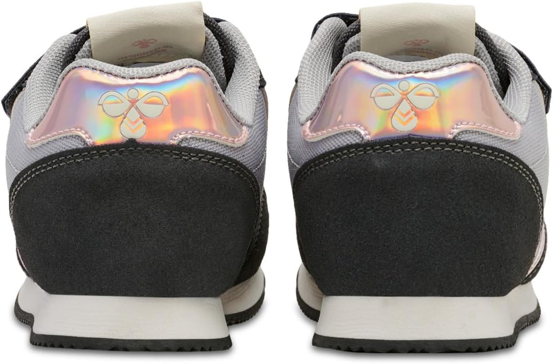 hummel Klettverschluss Sneaker Low Reflex Double Kinder Grösse 28 EU Asphalt, 28 EU Asphalt