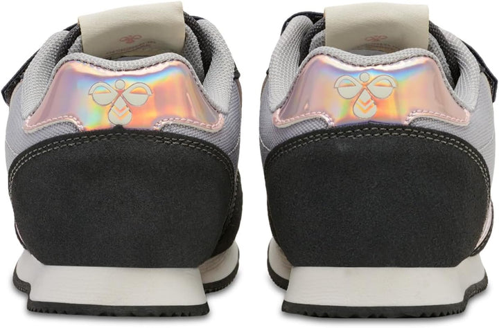 hummel Klettverschluss Sneaker Low Reflex Double Kinder Grösse 28 EU Asphalt, 28 EU Asphalt