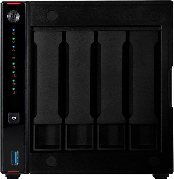 Asustor AS5404T Nimbustor 4 Gen2-4 Bay NAS Netzwerkspeicher Gehäuse, Quad-Core 2,0GHz CPU, 4xM.2 NVM