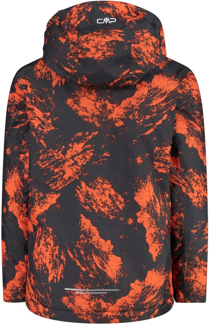 CMP Unisex Kinder Kapuze mit Druckknöpfen für Kinderjacke Skijacke 98 Anthrazit-orange, 98 Anthrazit