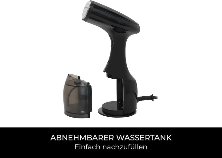 Corby Stockton Handdampfer in Schwarz