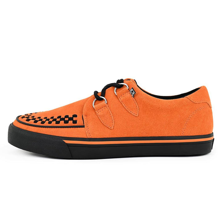 T.U.K. Leather Creeper Sneaker - Herren & Damen Schuhe - Punk, Gothic, Emo und Rockabilly Style Lede