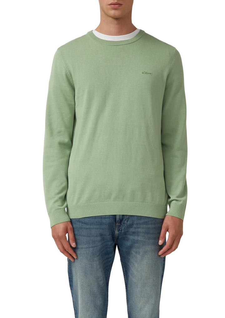 s.Oliver Herren 2143173 Pullover XXL Grün, XXL Grün