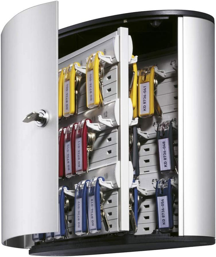Durable Schlüsselkasten Key Box 54, für 54 Schlüssel, silber, 195323 54 Schlüssel Schlüssel, 54 Schl