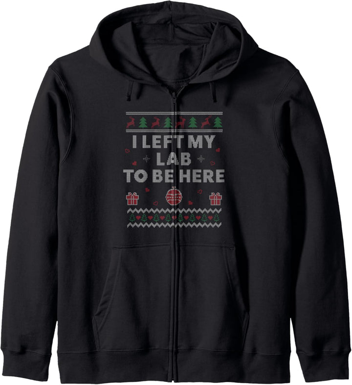 Labor Ugly Christmas Lustige Wissenschaft Xmas Kapuzenjacke