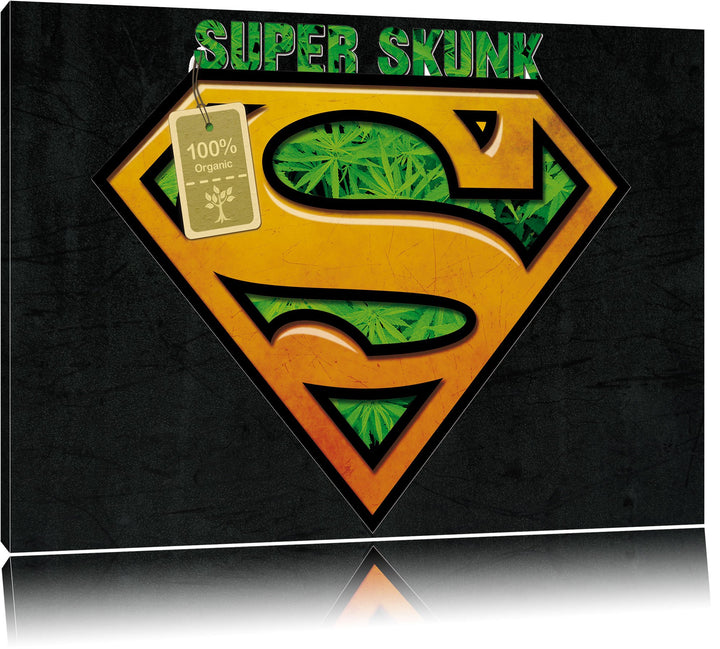 Super organic Black Format: 100x70auf Leinwand, XXL riesige Bilder fertig gerahmt mit Keilrahmen, Ku