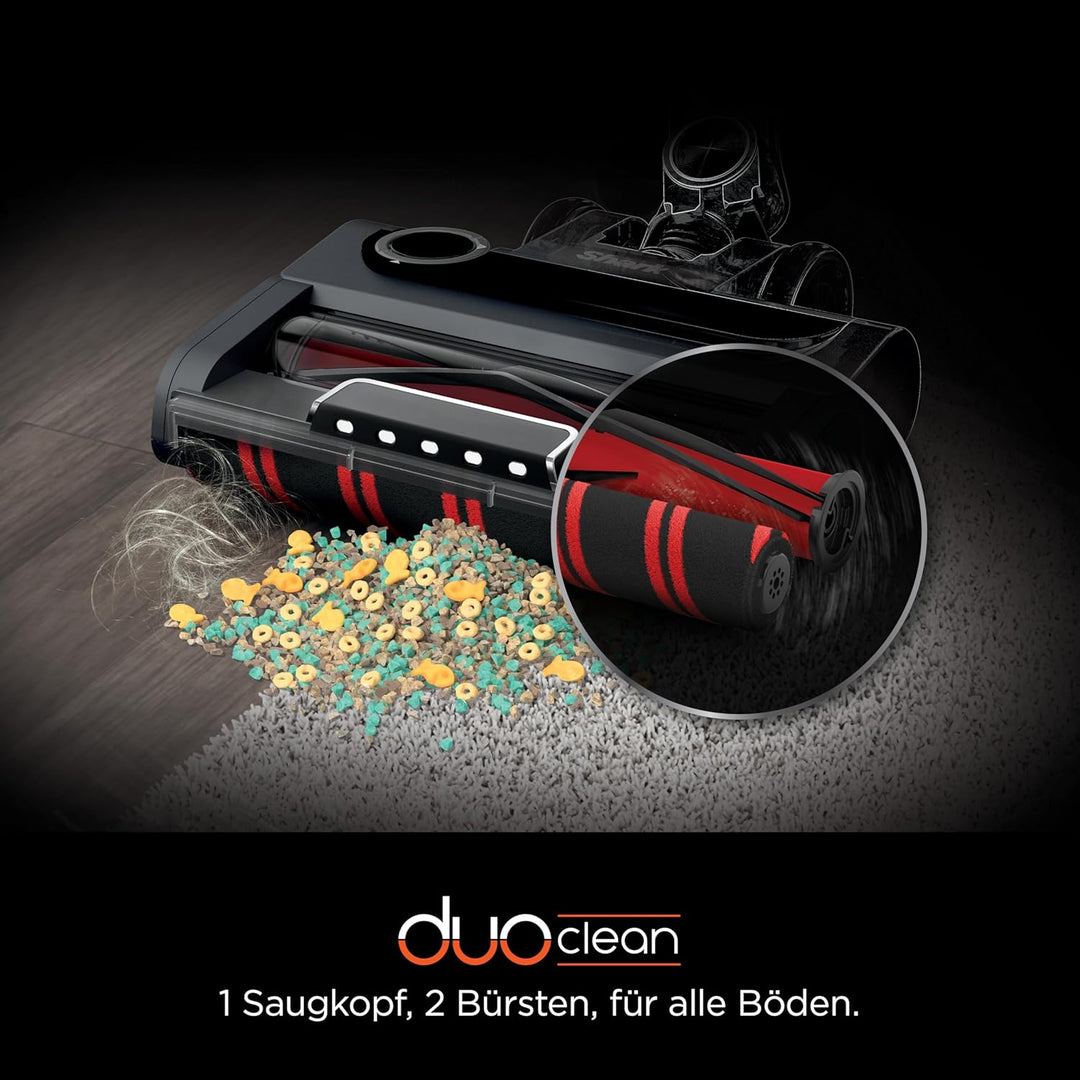 Shark Stratos Akku-Staubsauger Kabellos, PowerFins Plus, 60 Min. Laufzeit, Anti Hair Wrap und CleanS