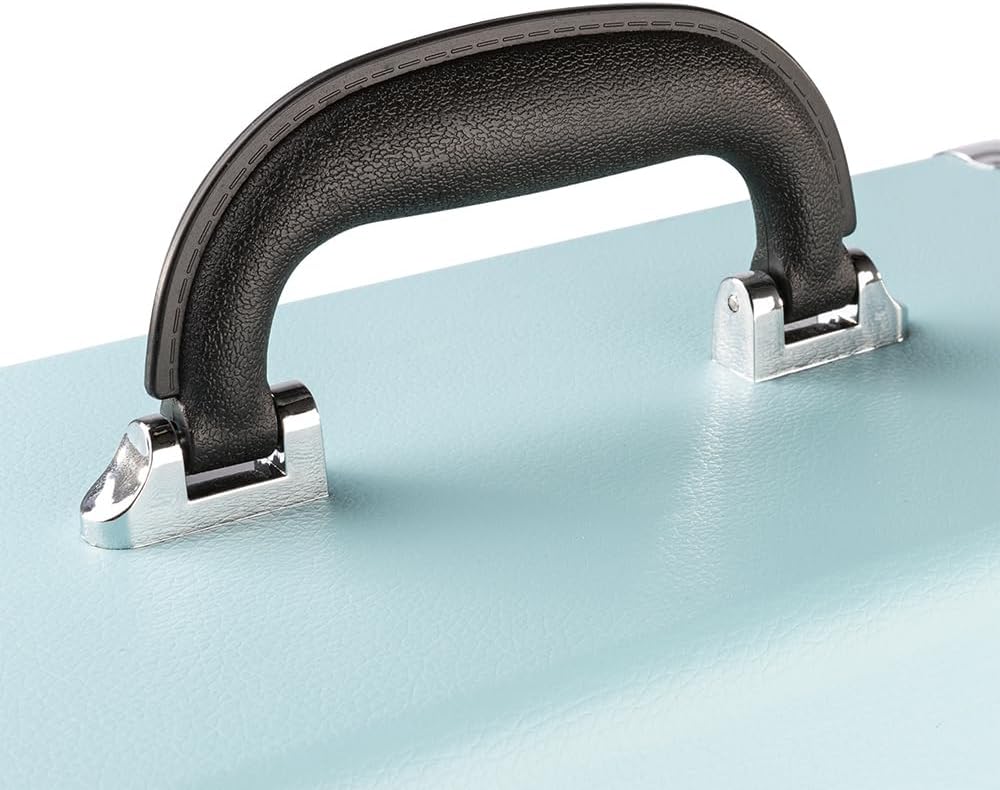 Audizio RC32 - Robuster Koffer für Schallplatten Aufbewahrung - Design Vinyl Holder - Plattenkoffer