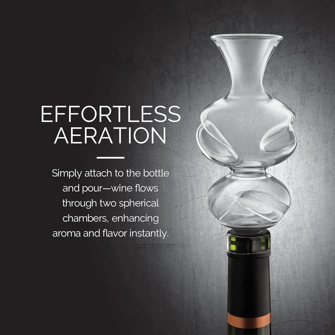 Conundrum Aerator/Pourer by Final Touch Flasche Wein Belüfter, Flasche Wein Belüfter