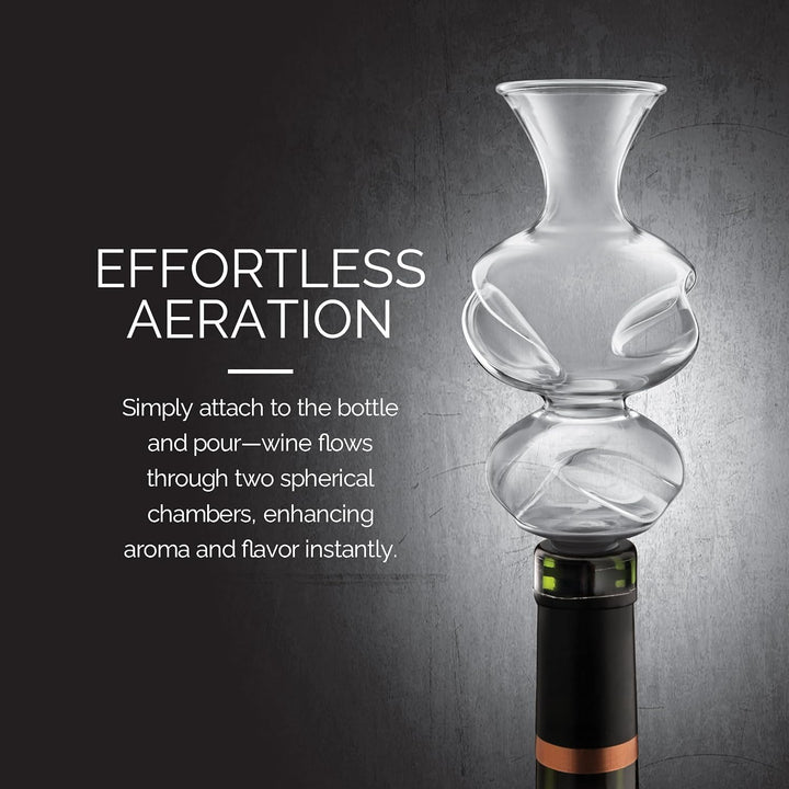Conundrum Aerator/Pourer by Final Touch Flasche Wein Belüfter, Flasche Wein Belüfter