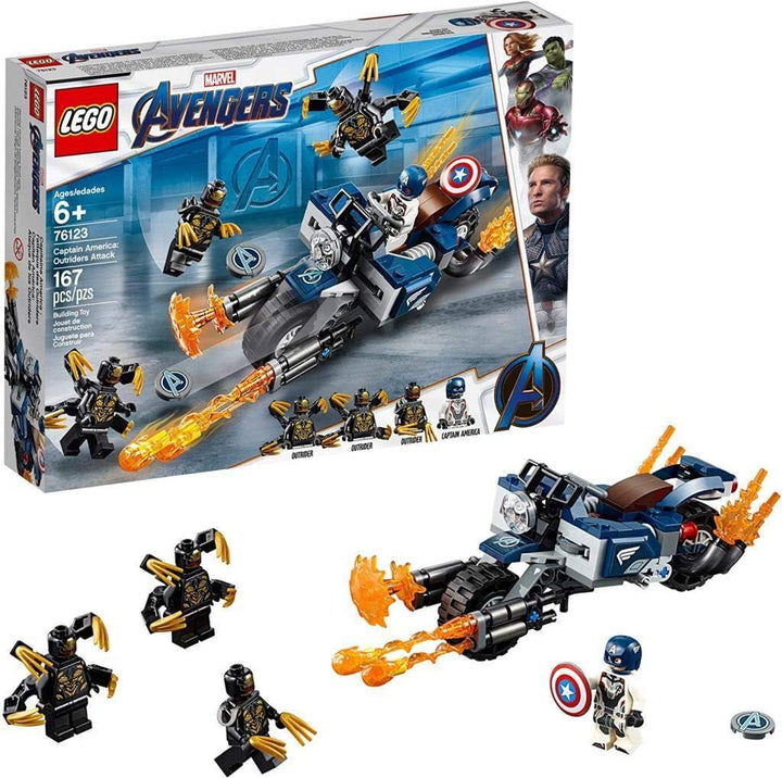 Lego 76123 Super Heroes Captain America: Outrider-Attacke
