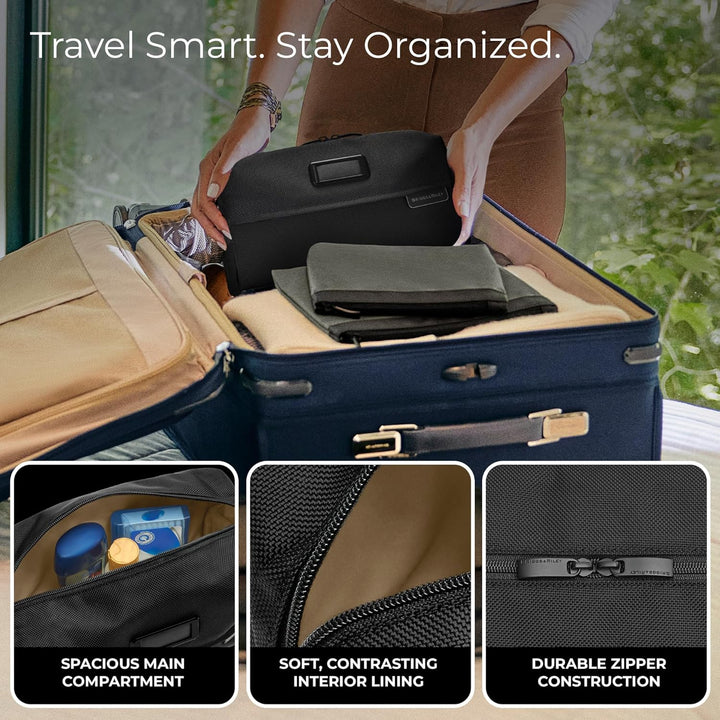 Briggs & Riley Baseline Toilettenartikel-Set Schwarz Everyday Essentials Toilettenartikel, Schwarz E
