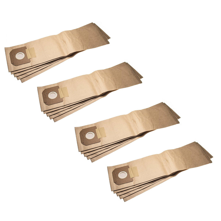 vhbw 20 Staubbeutel kompatibel mit Kärcher NT 611 Eco TEA Staubsauger | 39cm x 20cm braun