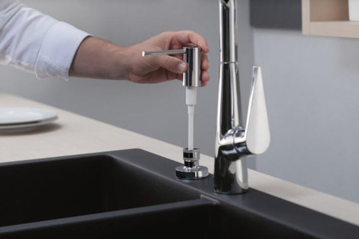 hansgrohe Talis Select S Einhebel-Küchenarmatur (Komfort-Höhe 300 mm, mit Ausziehauslauf und Schlauc