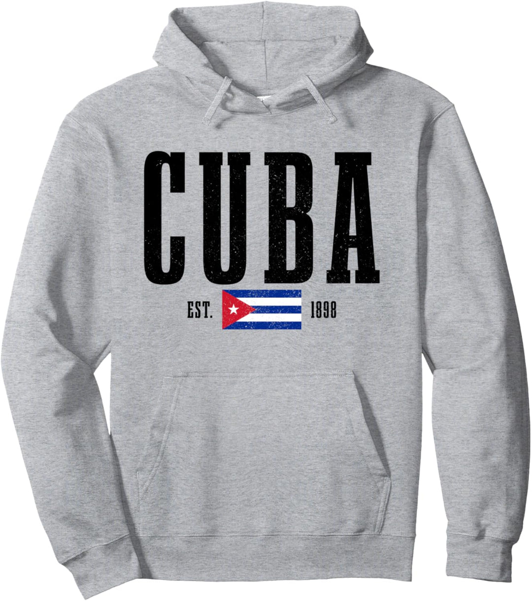 Kuba Est. 1898 Karibik Kubanisches Pullover Hoodie