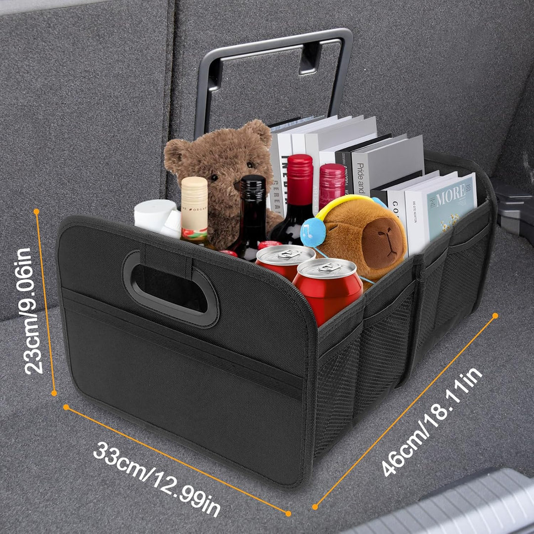 Auto Kofferraum Organizer, Kofferraumtasche, Zusammenklappbarer Auto Organizer Kofferraum mit Fächer