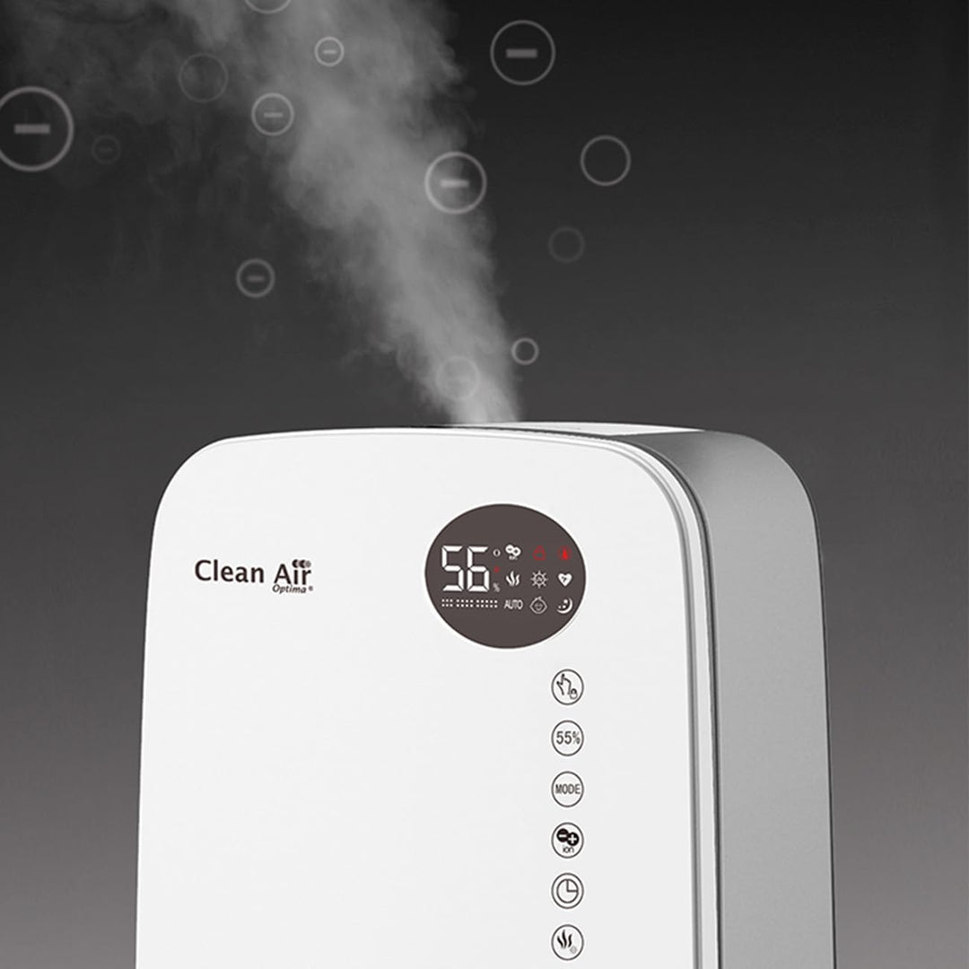 Luftbefeuchter mit Ionisator und Aromatherapie - Clean Air Optima CA-607W Smart - Befeuchtungsleistu