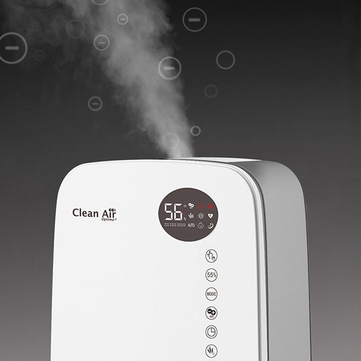 Luftbefeuchter mit Ionisator und Aromatherapie - Clean Air Optima CA-607W Smart - Befeuchtungsleistu