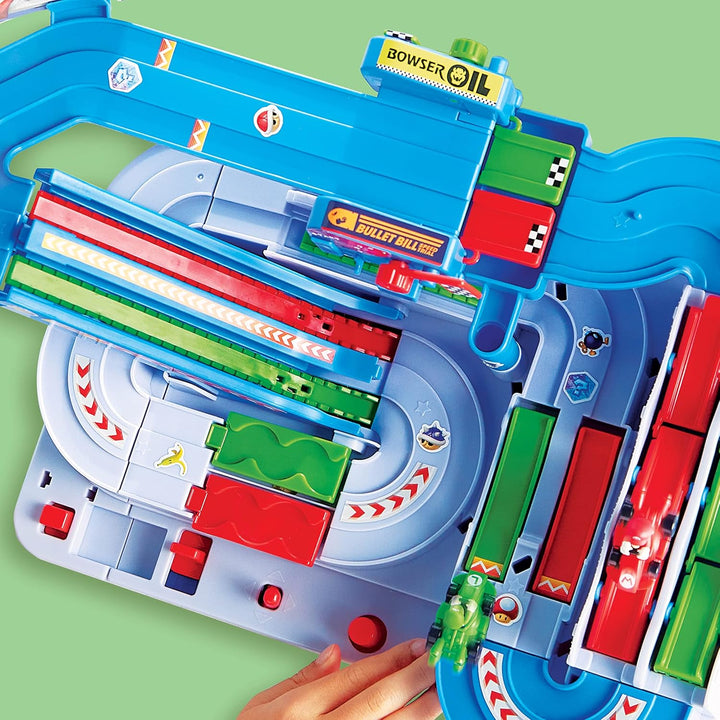 EPOCH Games 7414 Mario Kart Racing DX - Party Spiel Actionspiel Geschicklichkeitsspiel, Farbenfroh