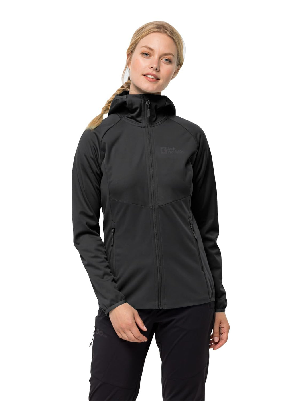 Jack Wolfskin Damen Go Hike Softshell W Softshelljacke XS Schwarz, XS Schwarz