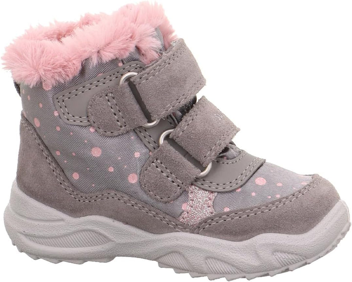 Superfit Baby - Mädchen Glacier Stiefel Gore-tex 1-009226Schneestiefel 20 EU Weit Grau Rosa 2500, 20