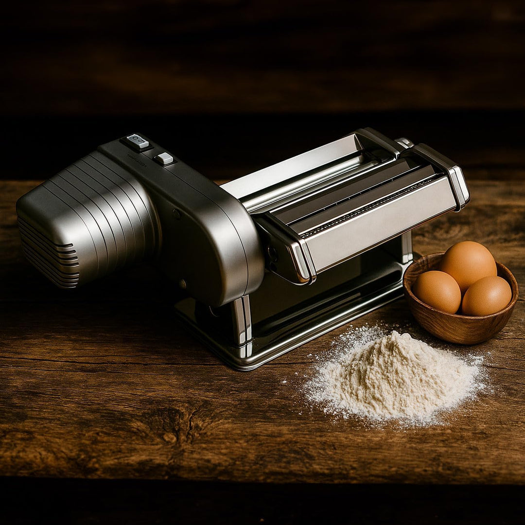 Rosenstein & Söhne Zubehör zu Pasta-Maker: 230-V-Elektromotor für Nudel-Maschine NM-100, 2 Geschwind