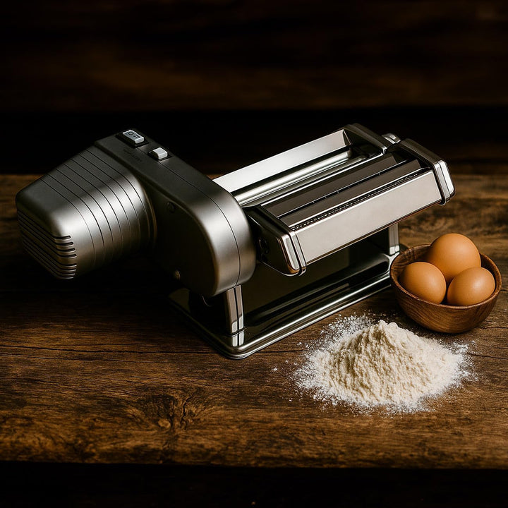 Rosenstein & Söhne Zubehör zu Pasta-Maker: 230-V-Elektromotor für Nudel-Maschine NM-100, 2 Geschwind