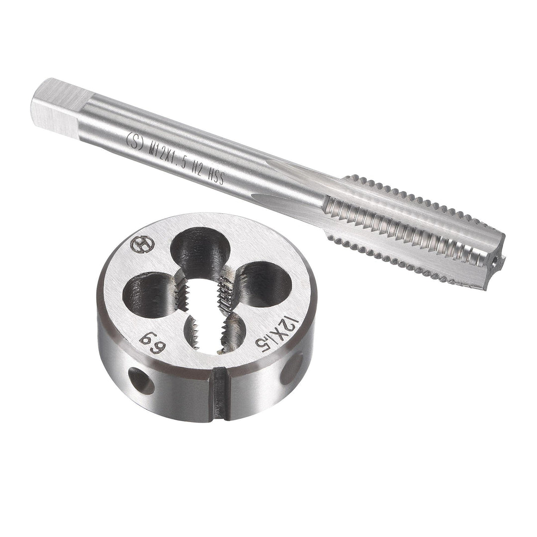 sourcing map Gewindebohrer M12 x 1,5mm Gewindebohrer mit Legierungswerkzeug