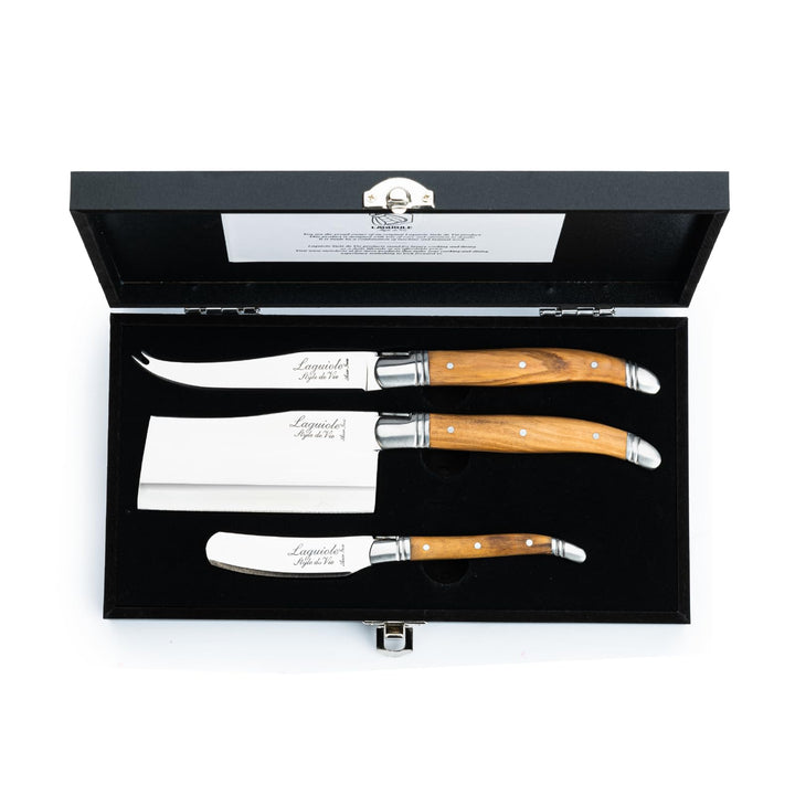 Laguiole Style de Vie Käsemesser Luxury Line, 3-teilig,