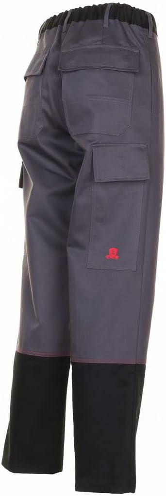 Planam Herren Weld Shield Bundhose in grau schwarz Modell 5520 Grösse 90 Grau/Schwarz 90, Grau/Schwa