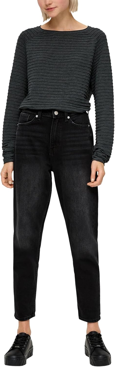 s.Oliver Damen Pullover XS Dunkelgrau, XS Dunkelgrau