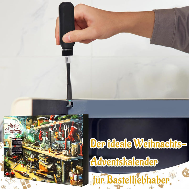 Jeasona Männer Adventskalender Werkzeug 2025 Werkzeug Adventskalender 2025 Männer Werkzeug Geschenk