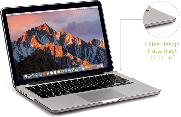 KMP Schutzhülle passend für MacBook Pro Retina 15“ (02/2013, 10/2013, 08/2014, 05/2015) – Anthracite