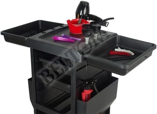 Beltom Friseurwagen Bedienungswagen Stapelboy Salonhilfe Friseur Arbeitswagen Wagen Boy - 4 4 Schubl