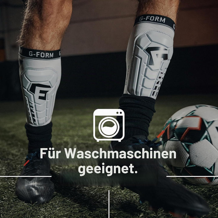 G-Form Pro-S Vento CE Fussball Schienbeinschoner Weiss L, Weiss L